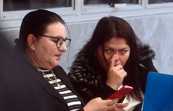 Gudelia Vargas Armoa (d), única acusada en este caso.