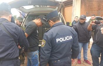 El conductor identificado como Aníbal Fabián Aquino Chamorro fue detenido