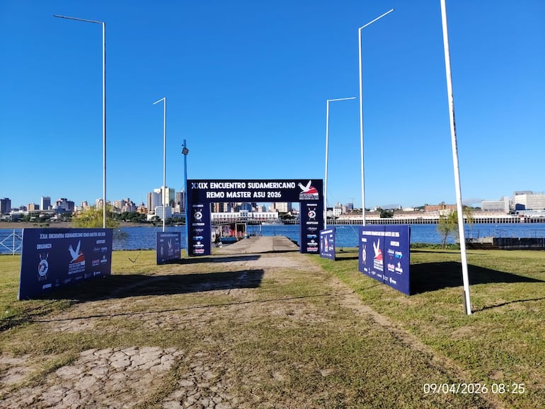 El Mbiguá recibe al Sudamericano Máster de Remo, hasta el domingo.