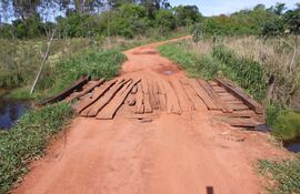 Pobladores de zonas rurales de San Pedro anuncian gran movilización por abandono vial