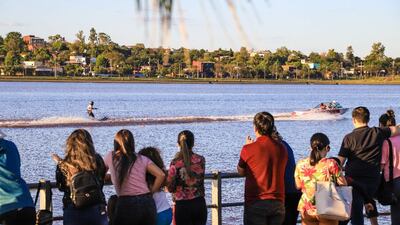 Las competencias de Esquí Náutico son en la Costanera Bolik de la ciudad de Encarnación.