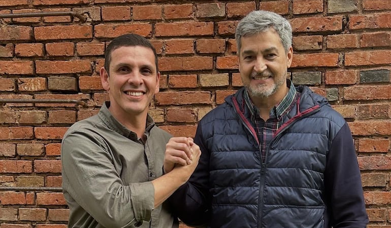 Rolando "Roly" Gaona y Mario Abdo Benítez.