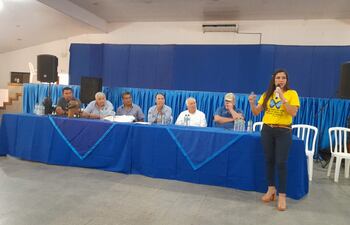 Sesión del Directorio del PLRA en Santa Rosa, Misiones.