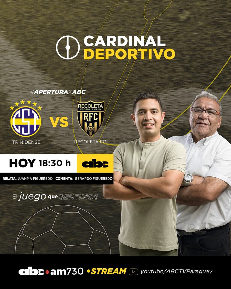 Transmisión de Sportivo Trinidense y Recoleta FC.