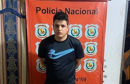 cayó joven acusado de golpear con la culata de un revólver a un hombre en fiesta patronal