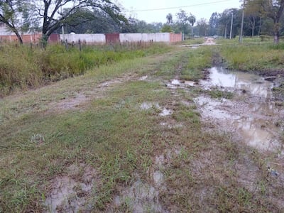 El clima vuelve a exponer las carencias de siempre en la capital de segundo departamento, San Pedro de Ycuamandyyú