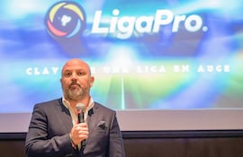 Miguel Ángel Loor Centeno presidente de la Liga Pro de Ecuador.