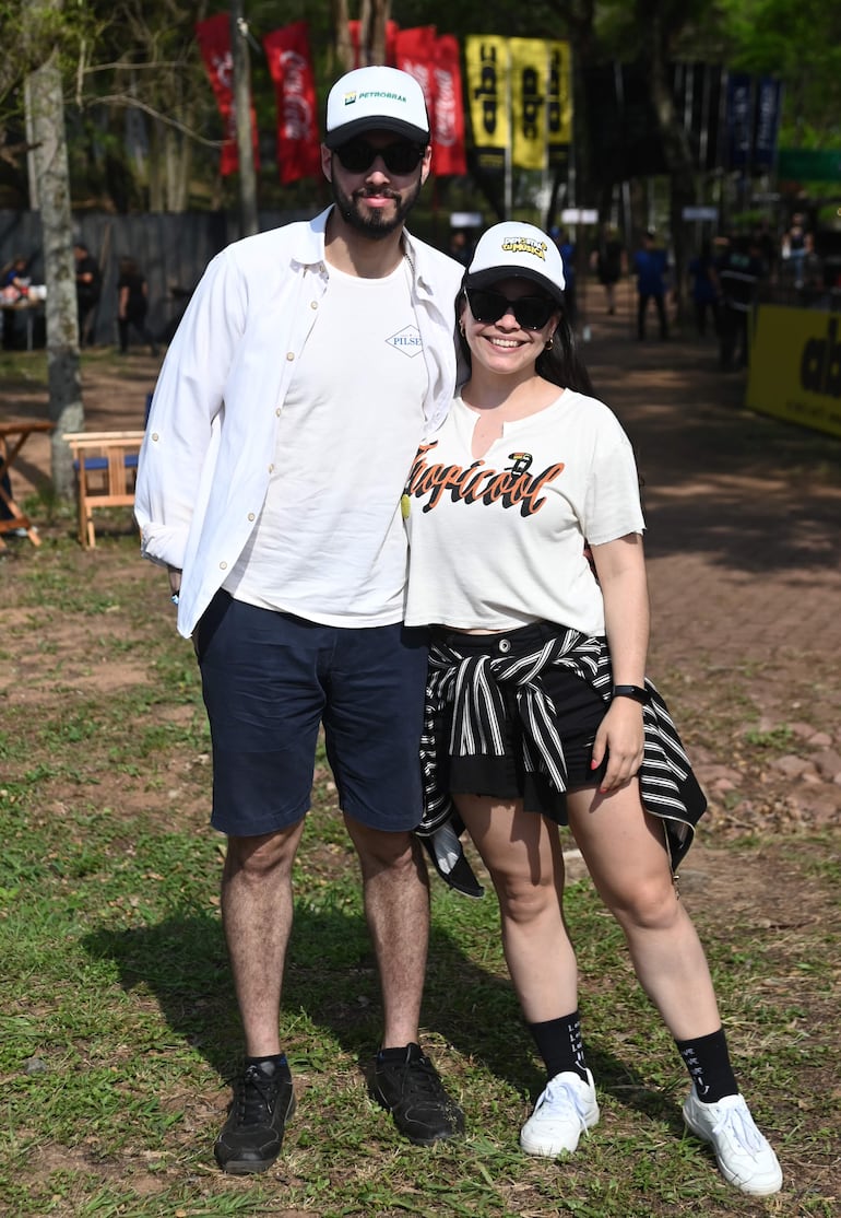 Daniel Caballero y Jacqueline Netto.