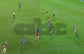 Cerro Porteño achicó las dimensiones del campo de juego de La Nueva Olla para enfrentar a Palmeiras.