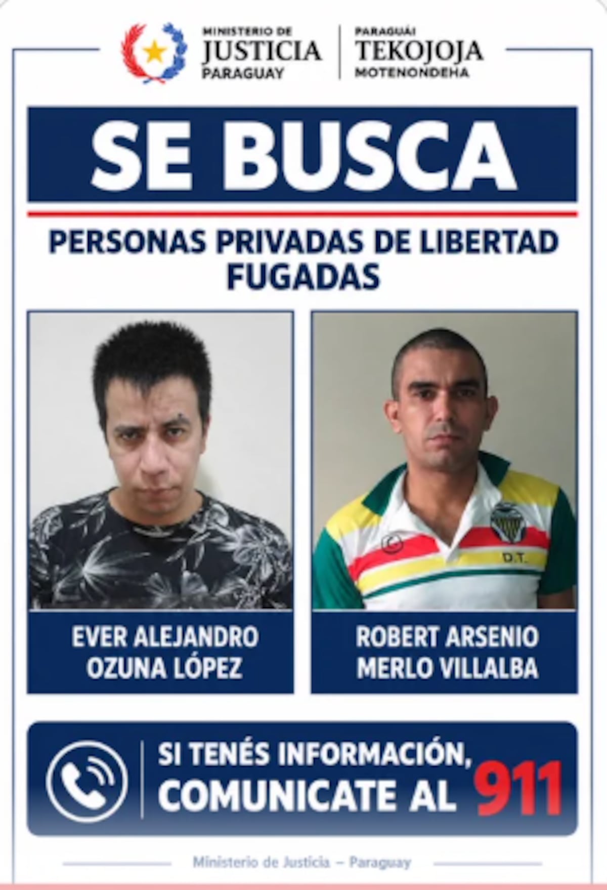 Líder de secuestradores escapa de la cárcel de máxima seguridad de Emboscada