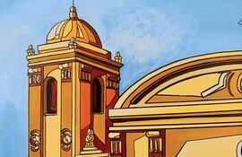 Una de las obras de Norma Annicchiarico que serán parte de la muestra "Arte femenino en diálogo con la memoria urbana", en el Espacio Cultural Staudt.