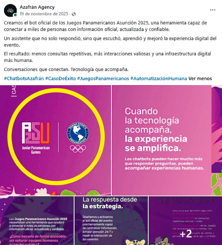En 2018, fue presentada al abrir operaciones en Paraguay.