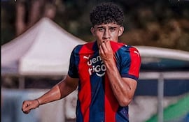 Falleció Alan Zárate, joven promesa de Cerro Porteño y la Albirroja. Foto: @CanteraCCP