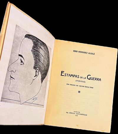 Hugo Rodríguez Alcalá: "Estampas de la Guerra" (Asunción, Cándido Zamphirópolos, 1939).