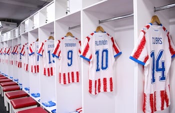 Vestuario de la Selección Paraguaya