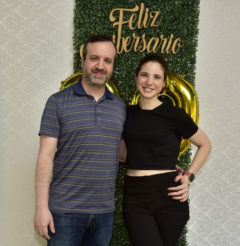 Javier Rodríguez y Dulce Mora.