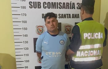Leonardo Sanabria Coronel, detenido.