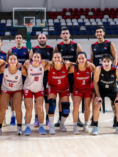 El Team Paraguay para el AmeriCup 3x3 en León, México.
