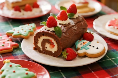 Bûche de Noël.