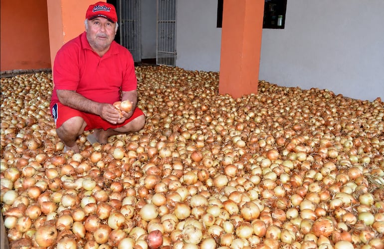 La cebolla concentra el mayor valor del informe con G. 44.050.500.000 (cerca de US$ 7,41 millones), de movimiento económico aproximado.