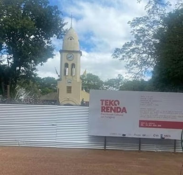 La restauración del templo Ñandejára Guasu quedó totalmente paralizada, lo que genera preocupación por el deterioro continuo de un patrimonio que se ve afectado mientras se dilata la reanudación de las obras.