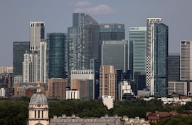 El City londinense, donde se construirá la una megaembajada de China, tras una autorización del Tribunal de Londres.