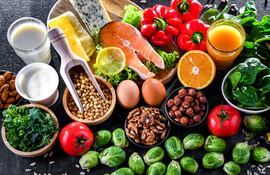 Alimentación para mantener huesos sanos.