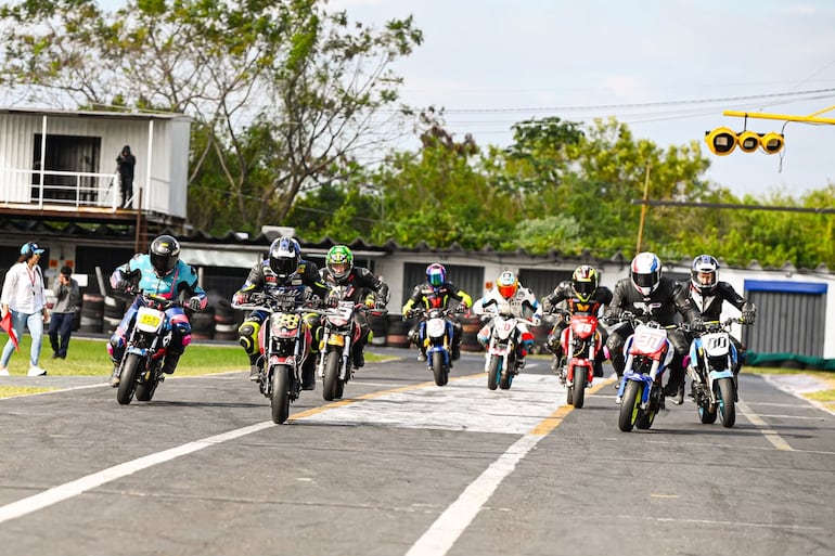 La siempre competitiva categoría GP Evo contó nuevamente con un gran número de participantes.