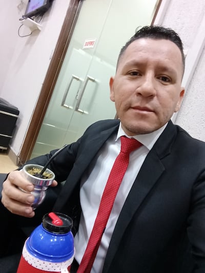 Javier "Chaqueñito" Vera, en una foto difundida en sus redes sociales.