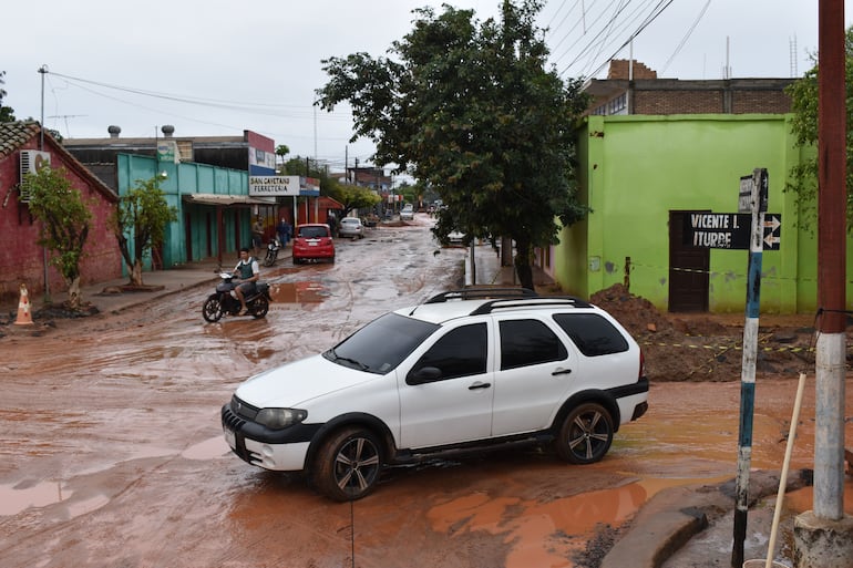 Aspecto del casco céntrico de San Pedro de Ycuamandyyú