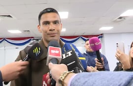 Diego Gómez, futbolista de la selección paraguaya.