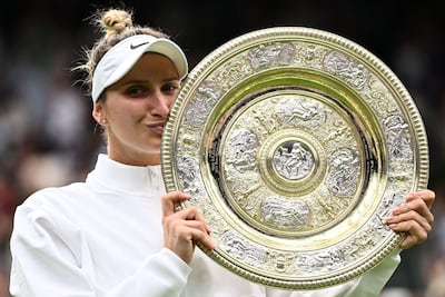 Marketa Vondrousova, campeona de Wimbledon 2023, el máximo logro de su carrera.