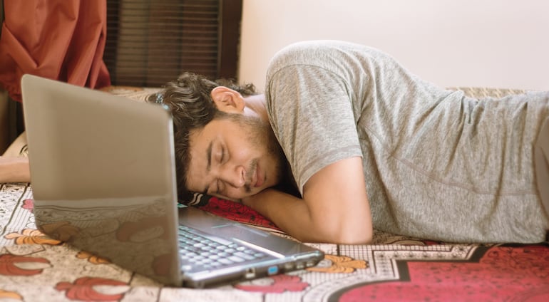 Concepto de teletrabajo.