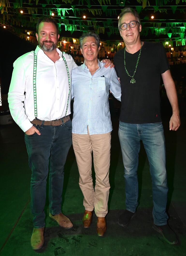 Stephan Winkler, Michael Knap y Per Olofssom.