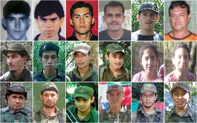 Todos los miembros del EPP abatidos hasta ahora.  1- Germán Aguayo (29). 2- Gilberto Chamil Setrini Cardozo (34). 3- Severiano Martínez (38). 4- Gabriel Zárate Cardozo (27). 5- Nimio Cardozo Cáceres (26). 6- Francisco Denis Almirón (53). 7- Bernardo Bernal Maíz (20). 8- Claudelino Silva Cáceres (22). 9- Benicio Argüello Larrea (26). 10- Jhonny Argüello Larrea (18). 11- María Carmen Villalba (11). 12- Lilian Mariana Villalba (11). 13- Lucio Silva (61). 14- Esteban Marín López (36). 15- Rodrigo Argüello Larrea (24). 16- Osvaldo Daniel Villalba Ayala (39). 17- Luciano Argüello (30). 18- Edilson Gauto Alegre (17).