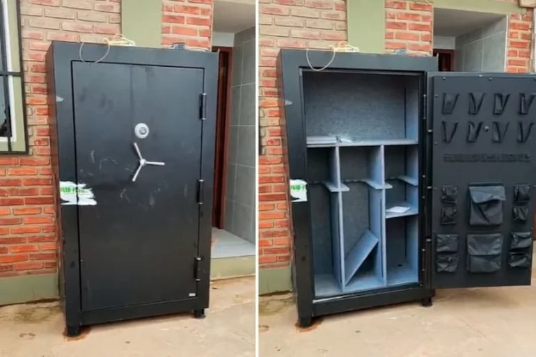 Las cajas fuertes halladas en la mansión fueron abiertas por las autoridades de Bolivia