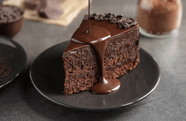Torta de chocolate.