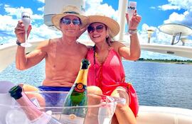 Bella pareja, Jacques y Sara Allinquant.