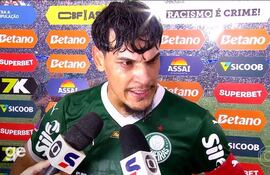 Gustavo Gómez, defensor paraguayo y capitán de Palmeiras. (Captura de pantalla / geglobo)