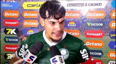 Gustavo Gómez, defensor paraguayo y capitán de Palmeiras. (Captura de pantalla / geglobo)