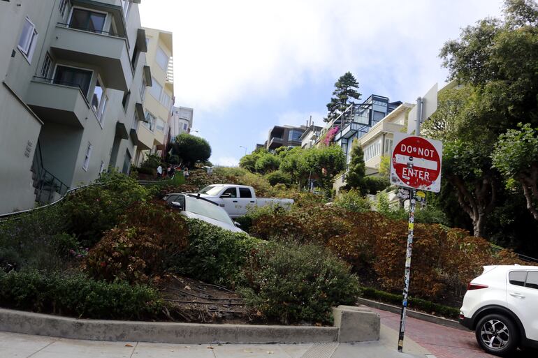 La calle Lombard (Lombard Street).