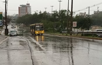 Lluvias en Encarnación.