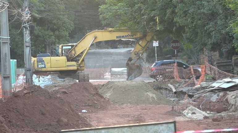 Nuestra Señora del Carmen y Augusto Roa Bastos, zona de Santo Domingo. (Archivo)