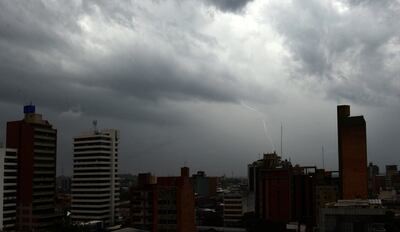 Para hoy y mañana se anuncian tormentas eléctricas para gran parte del país.