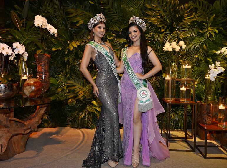 Renata Colmán y Nicole Feltes. 