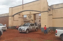 Intervención policial en la Penitenciaría Regional de Pedro Juan Caballero.