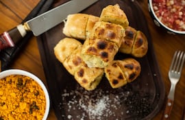 Pan de ajo.