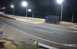 La infraestructura de emergencia que instaló el MOPC en el kilómetro 48,6 está funcionando. Ya salvó de accidentes de tránsito a varios camiones.