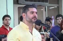 Óscar "Nenecho" Rodríguez (ANR- cartista), intendente de Asunción.