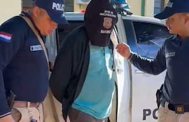 Andrés Acosta Zárate (54) fue llevado hasta la base del Departamento de Investigación de Hechos Punibles de Guairá.